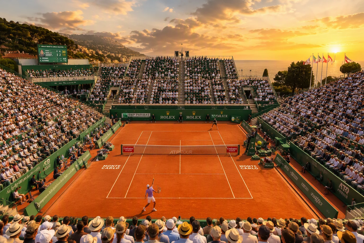Quarts et demi-finales sur les courts principaux